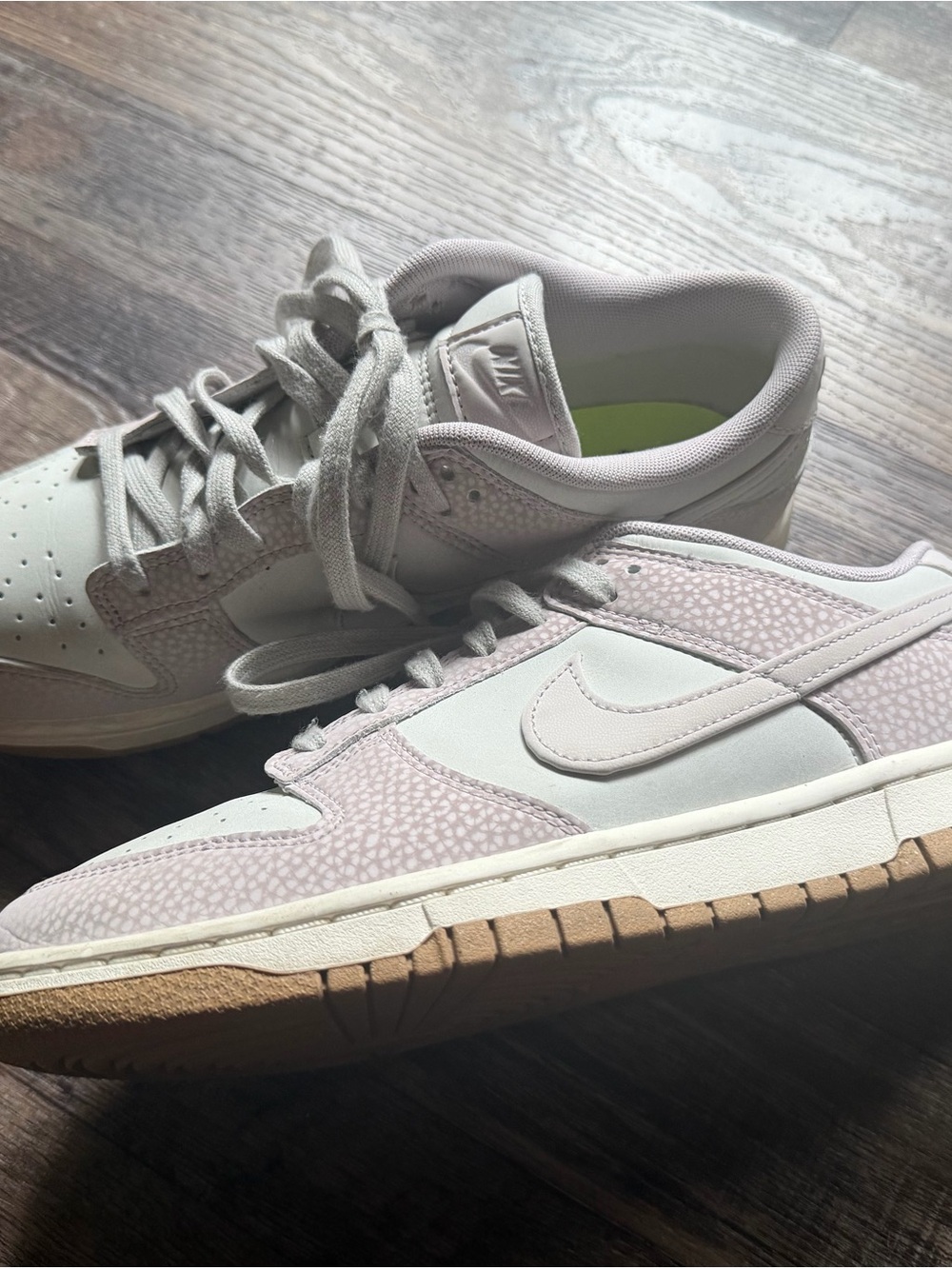 Nike Women’s Low-Top Sneakers in Light Pink, White and Gum